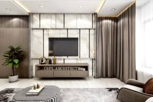 Lavish Contemporary Living Room - 1