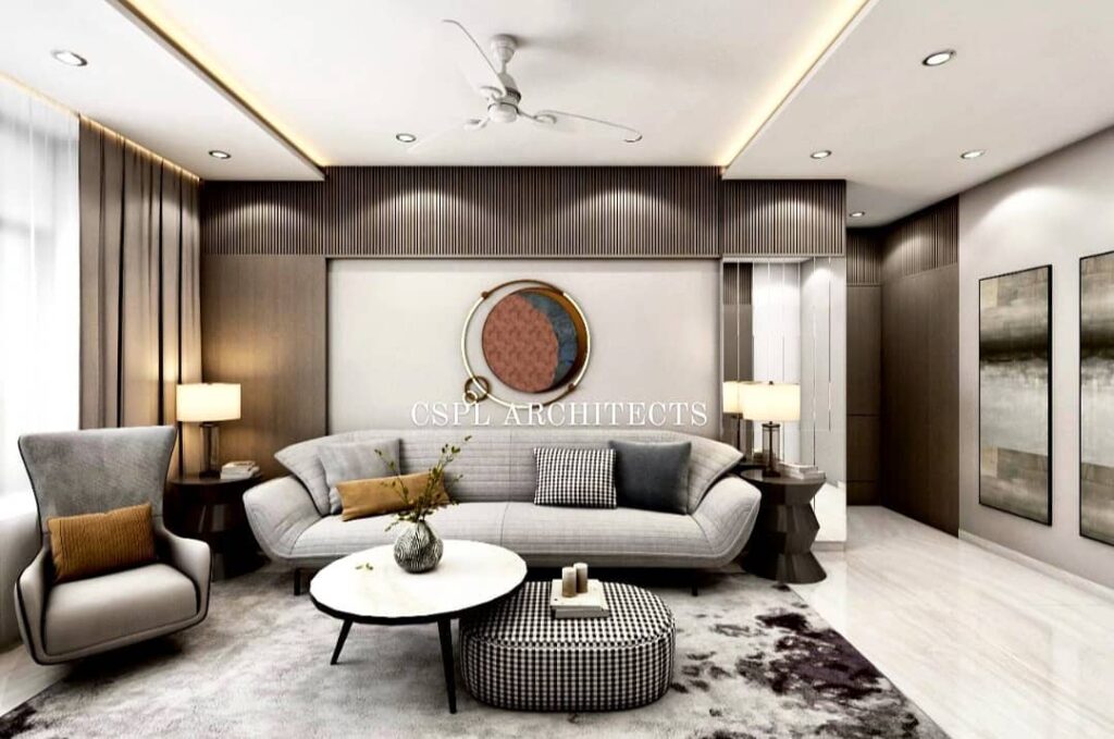 Lavish Contemporary Living Room