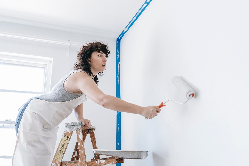 Masking off reduces the need for cleanup