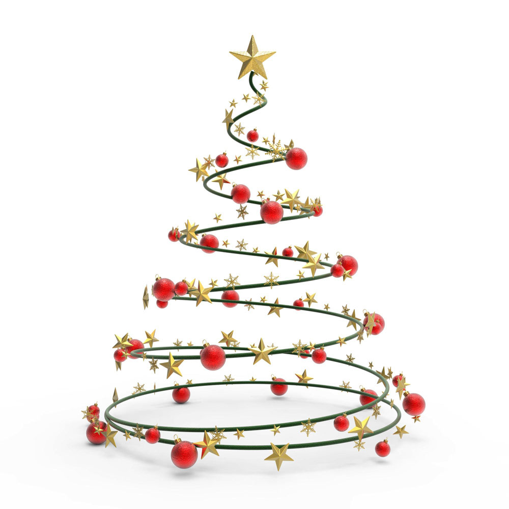 Metallic Christmas Trees
