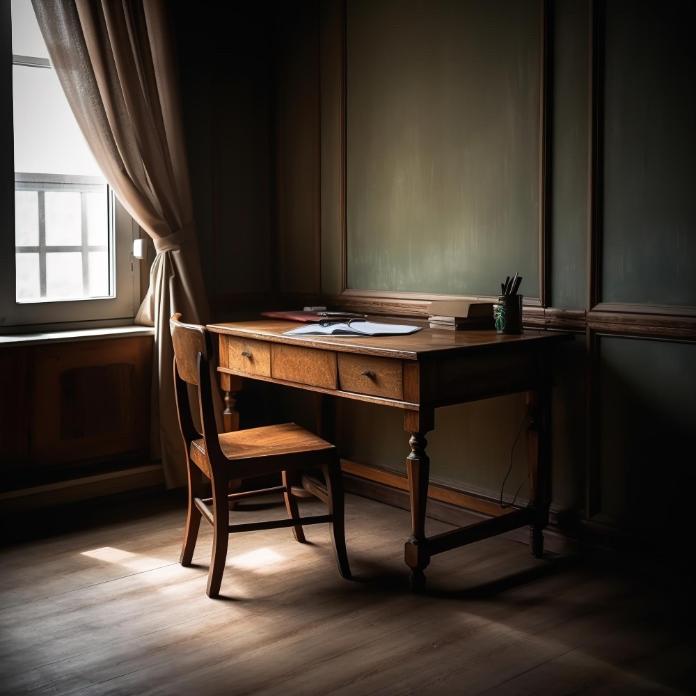 Old Study Table