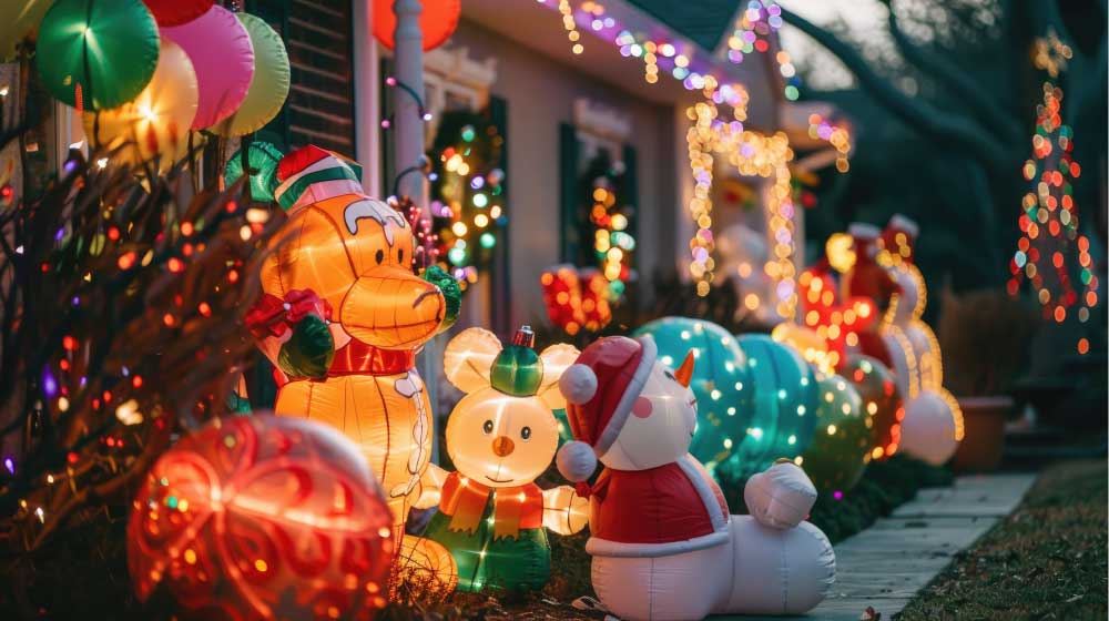 Outdoor Decoration with Inflatable