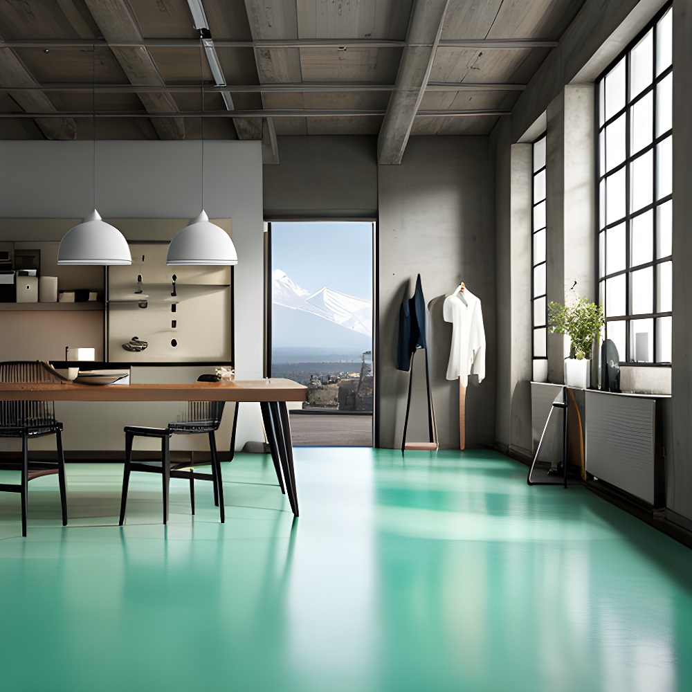 Painted Concrete
