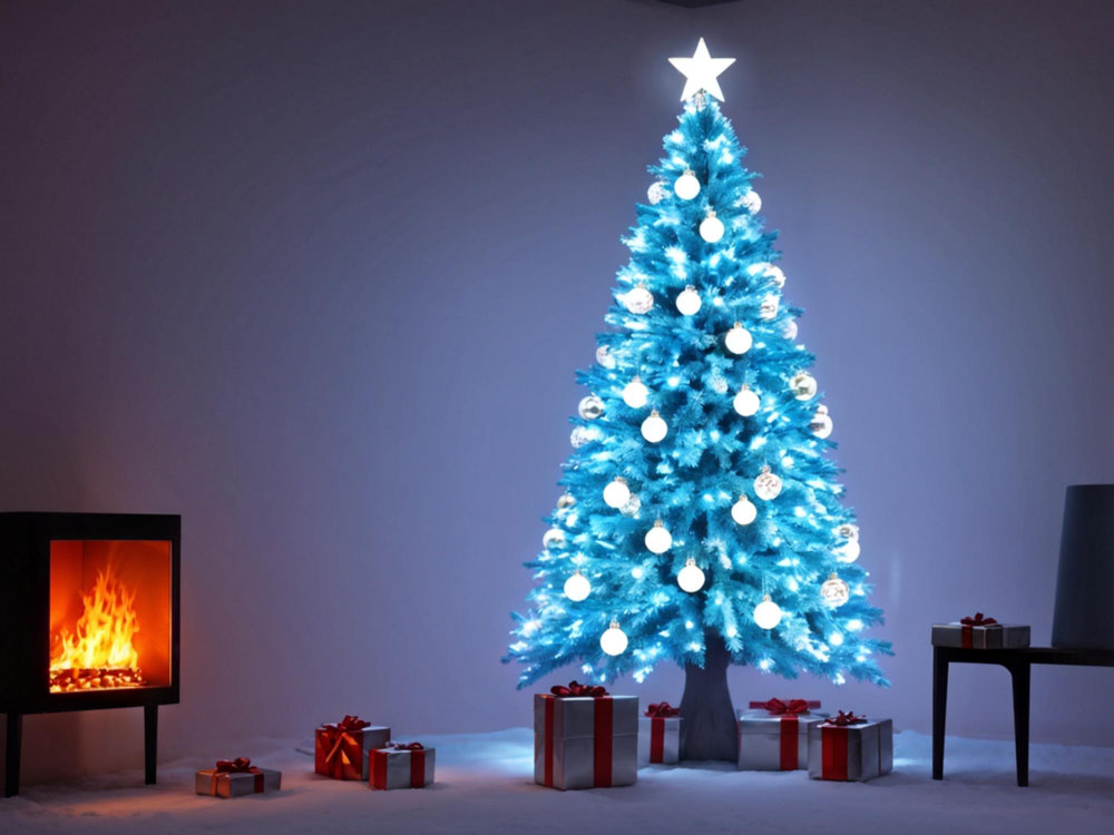 Pre-Lit Artificial Christmas Trees