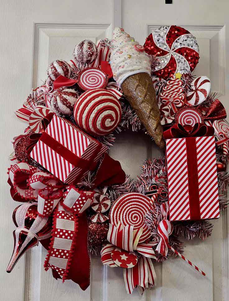 Presents Around Wreath
