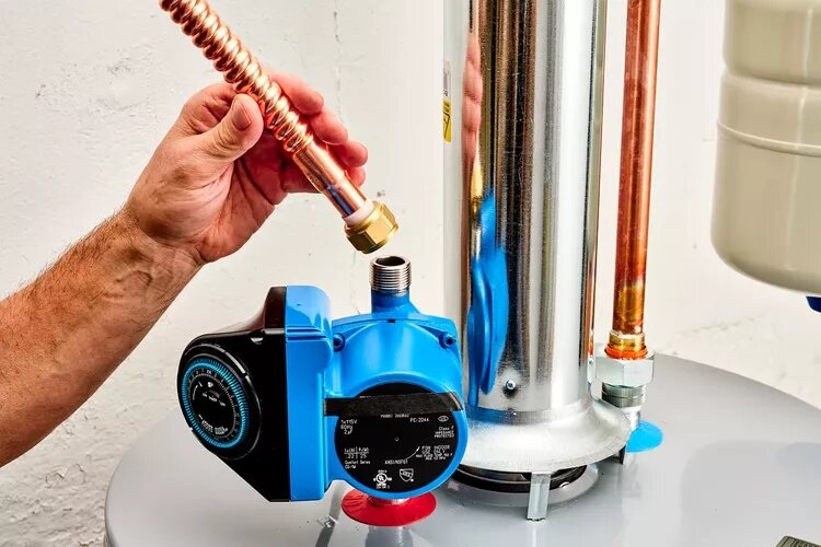Reconnecting Hot Water Pipe Reconnecting Hot Water Pipe
