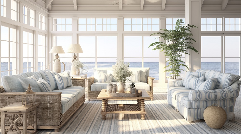 Refined Wooden Elements to Give Hamptons Interior Style Refined wooden elements to give Hamptons interior style