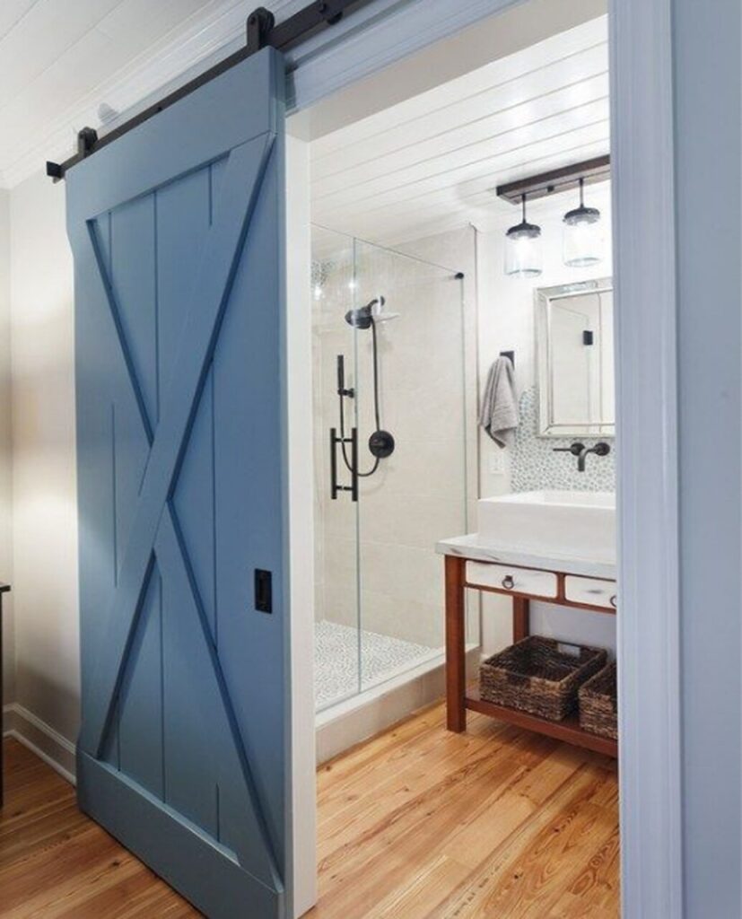 Sliding Bathroom Door