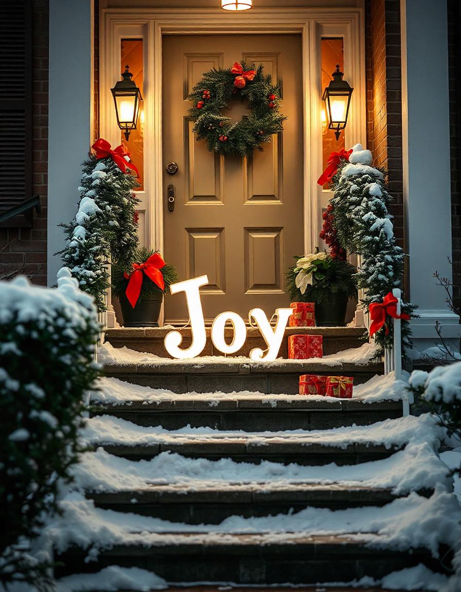 Step Up Your Entryway for Christmas