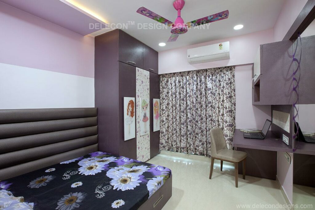 The Bed is Placed in the Corner of the Room - 1