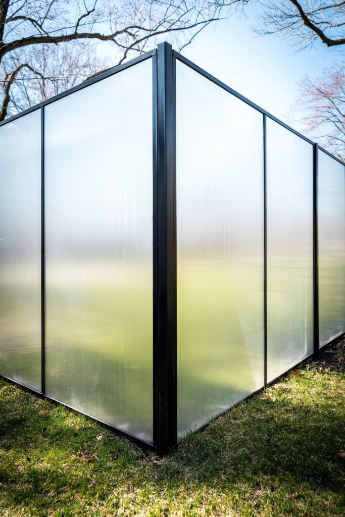 Translucent Panels with Vertical Supports