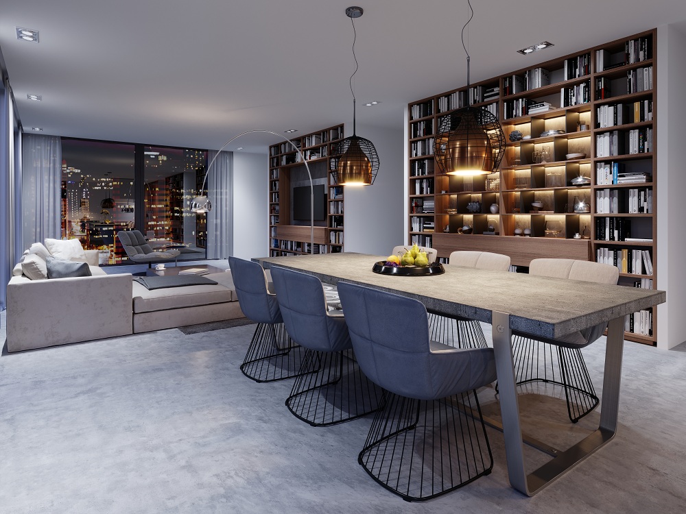 Unique Concrete Dining Table