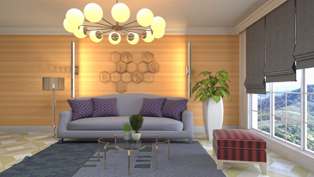 Upgraded Lighting in Apartment