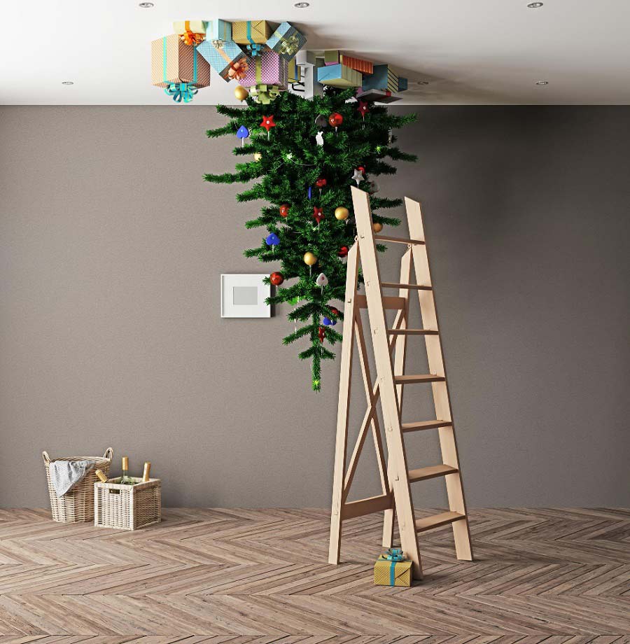 Upside-Down Christmas Trees