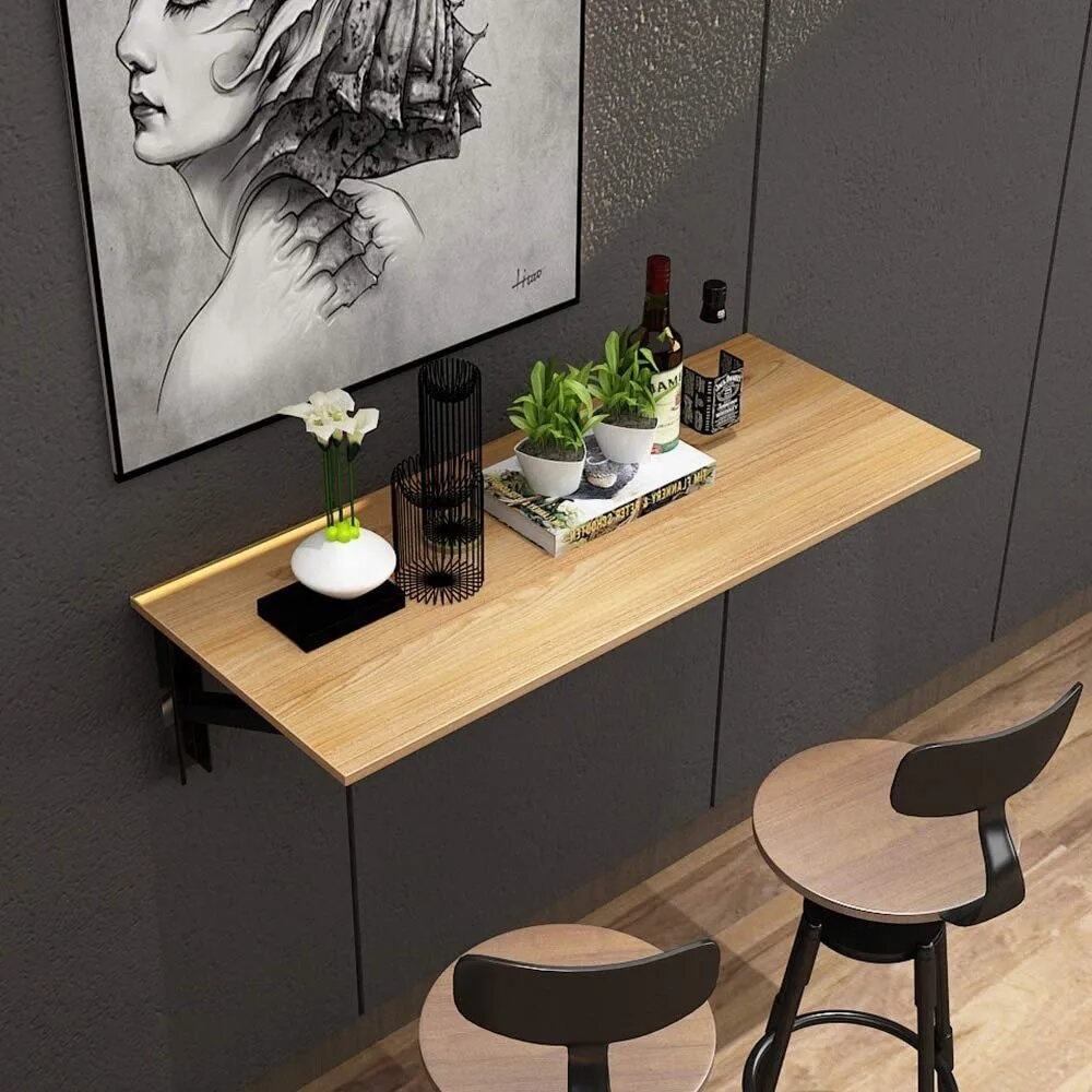 Wall-Mounted Drop Leaf Table