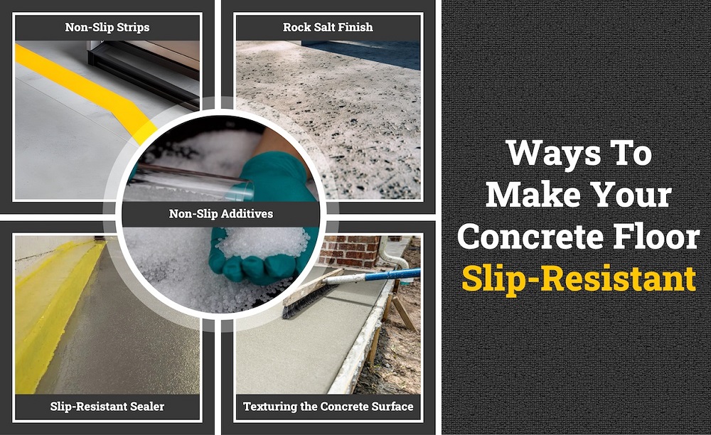 Ways To Make Your Concrete Floor Slip-Resistant