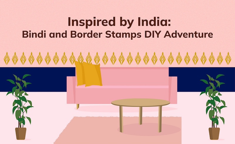 DIY Indian Bindi-Style Border Stamp