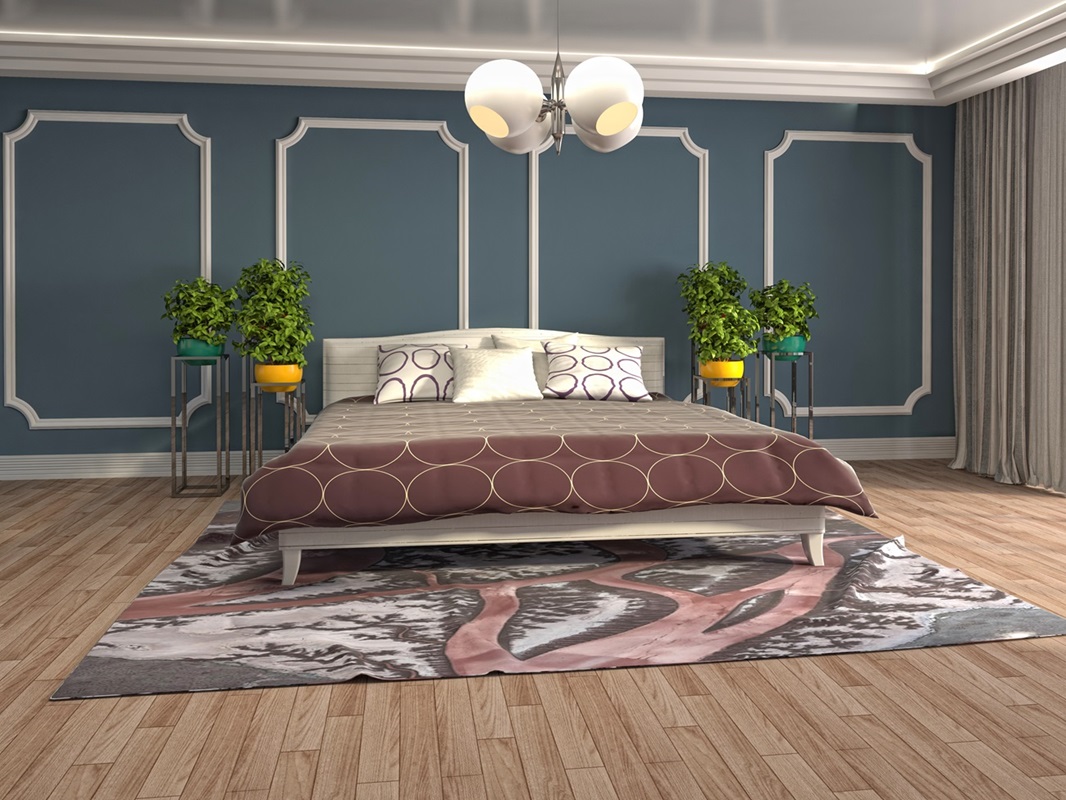 Rug Placement Under Queen Bed