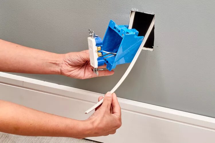 Connect the switch box to the outlet