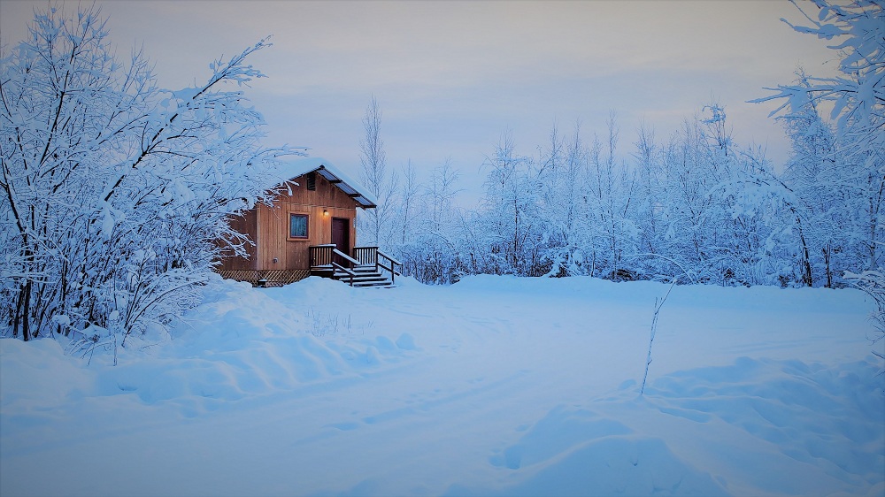 Log Cabin in Fairbanks, Alaska