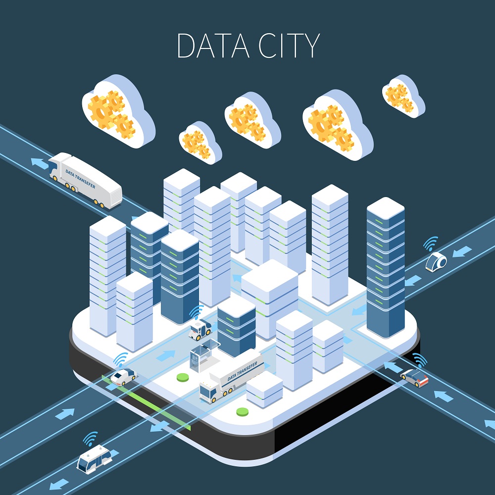 Vector representation of data city