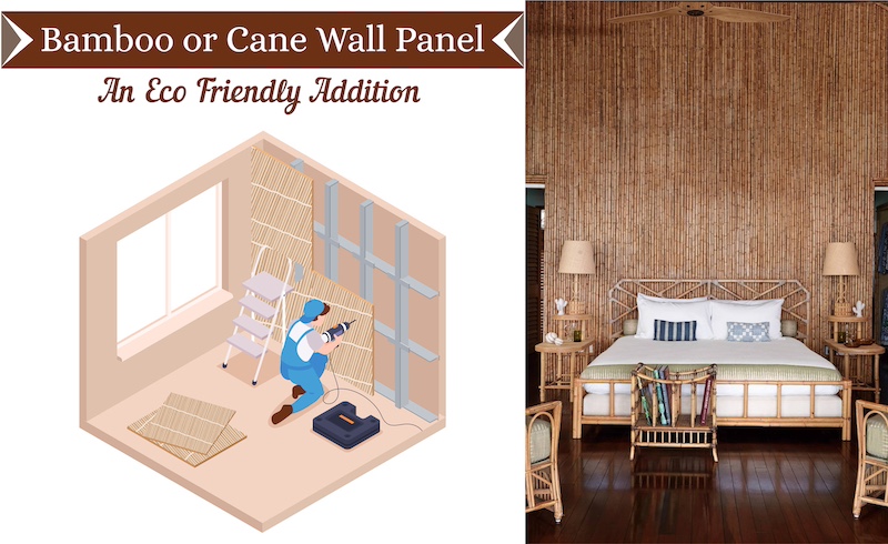 Bring in nature with DIY bamboo wall panel