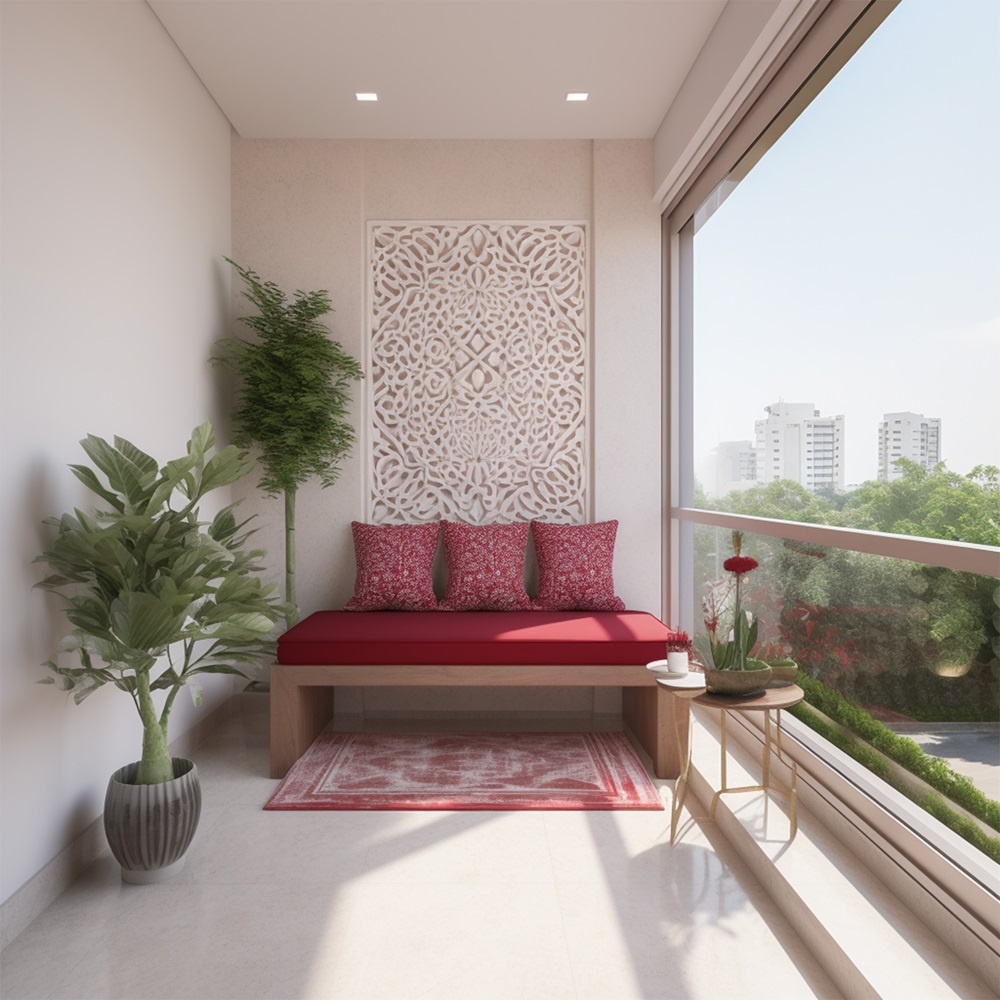 Rugs in Balcony