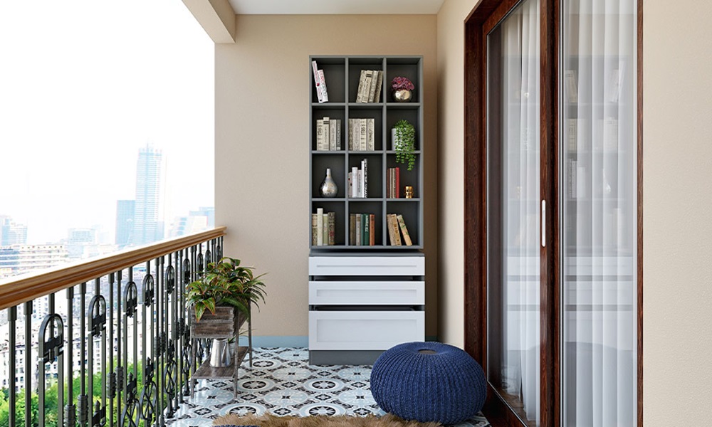 Reading corner in Balcony