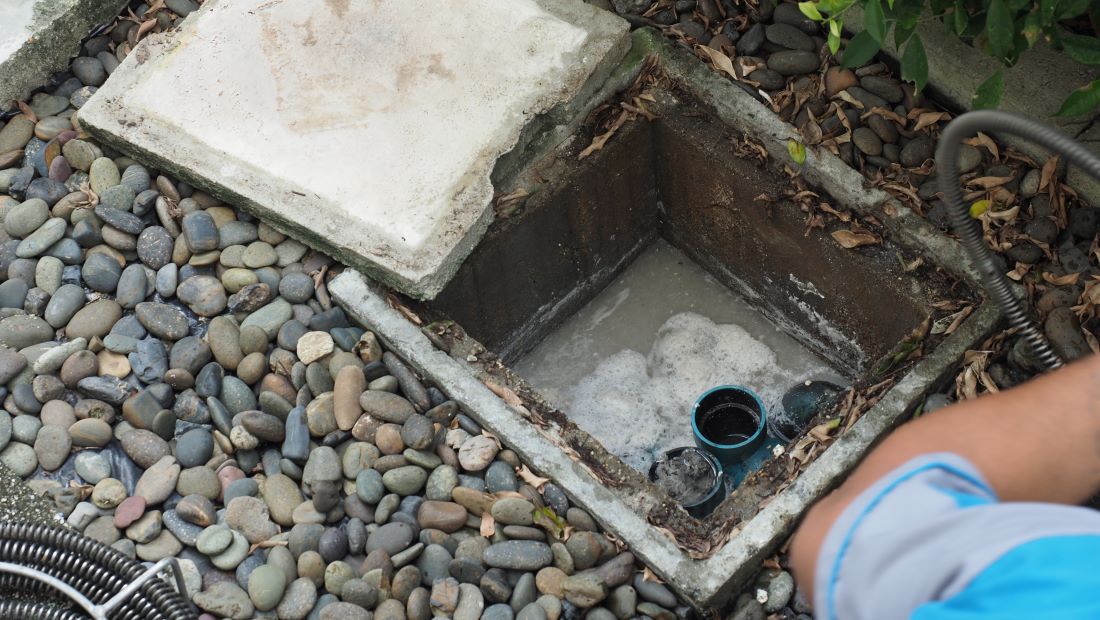 Stagnant drain water weakening foundation