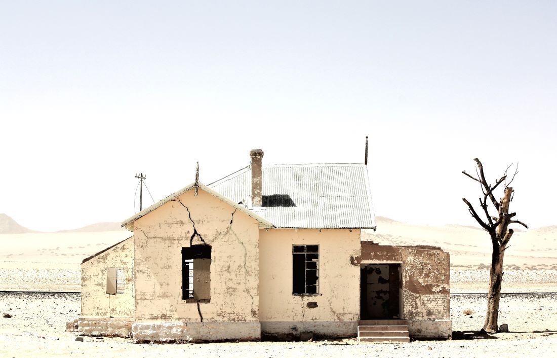 House constructed with poor construction practices and materials