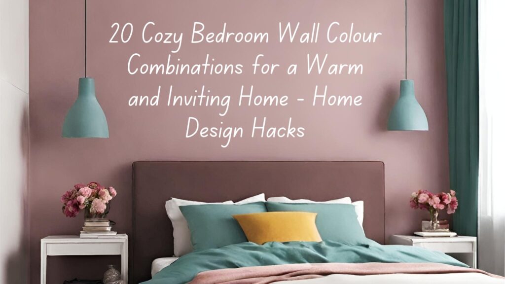 20 Cozy Bedroom Wall Colour Combinations for a Warm and Inviting Home | Home Design Hacks
