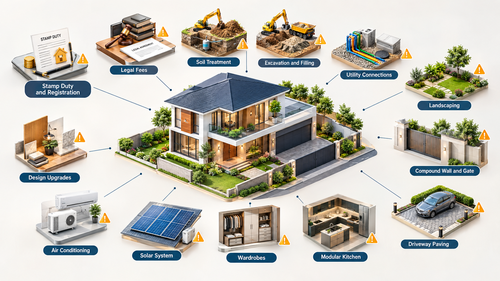 What Is Not Included in a House and Land Package