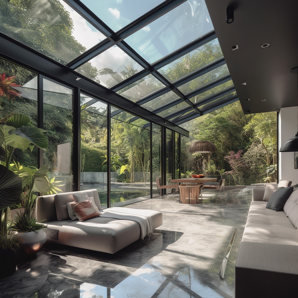 Glass roofs