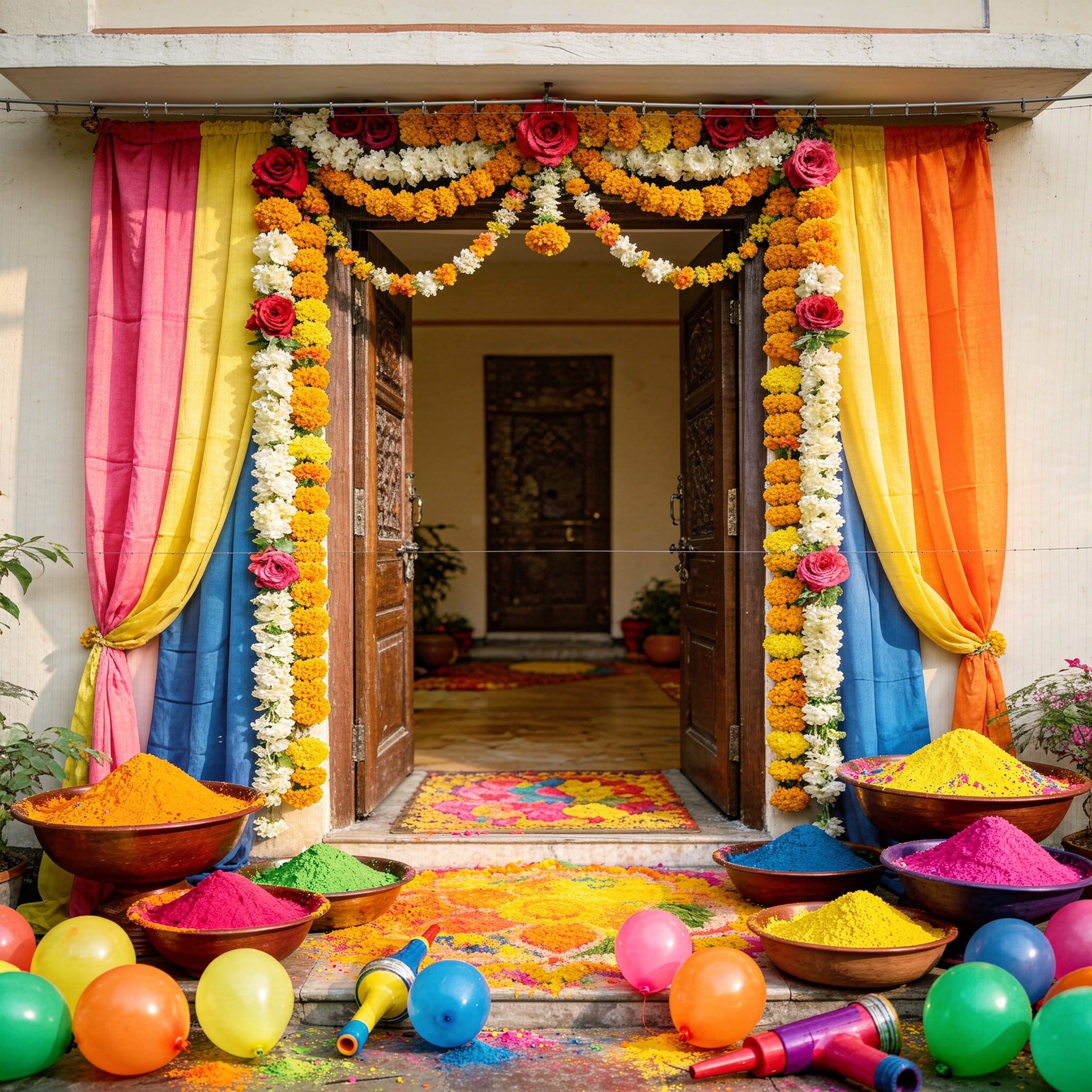 Holi Party Entrance