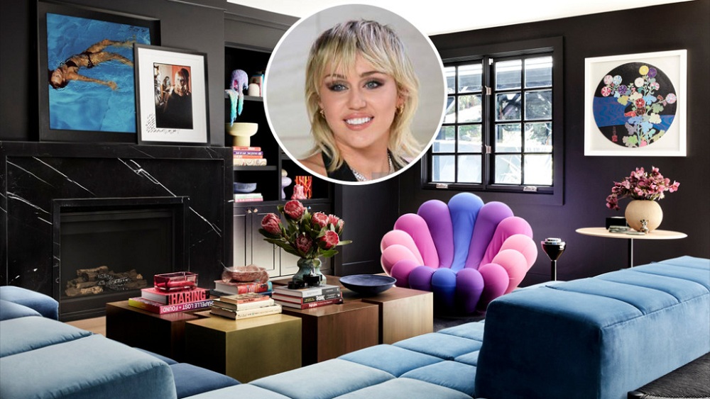 Miley Cyrus' happy maximalism style home