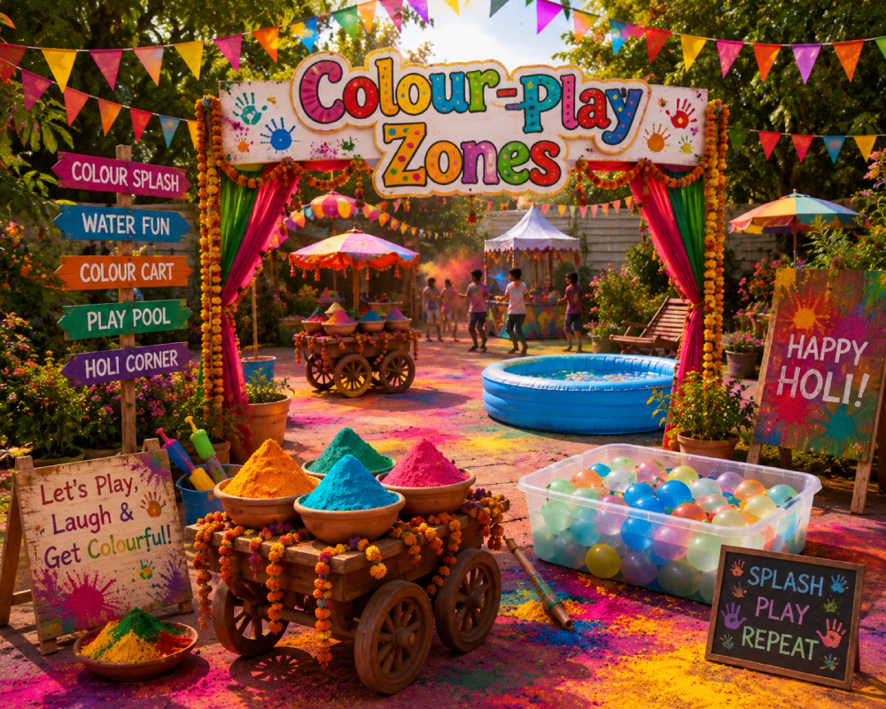 Outdoor Holi Party Ideas