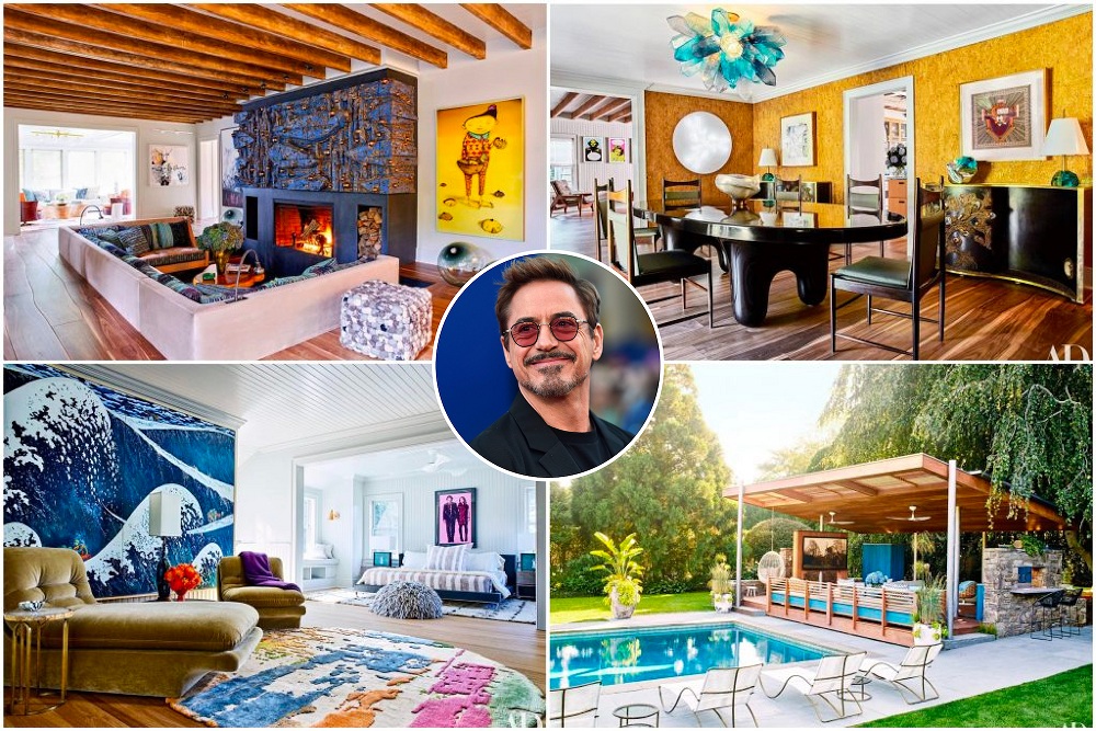 Robert Downey Jr.'s playful Hamptons home