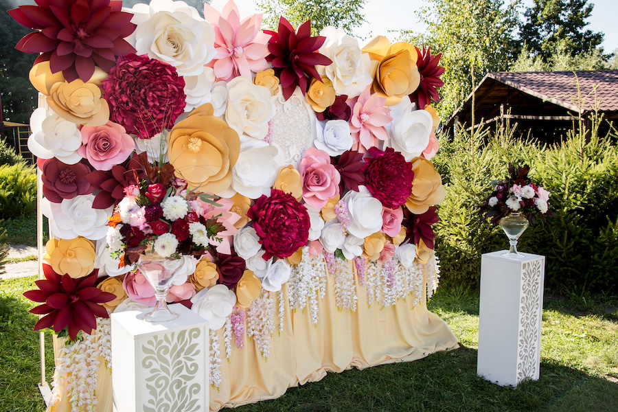 Diy Paper Flower Backdrop