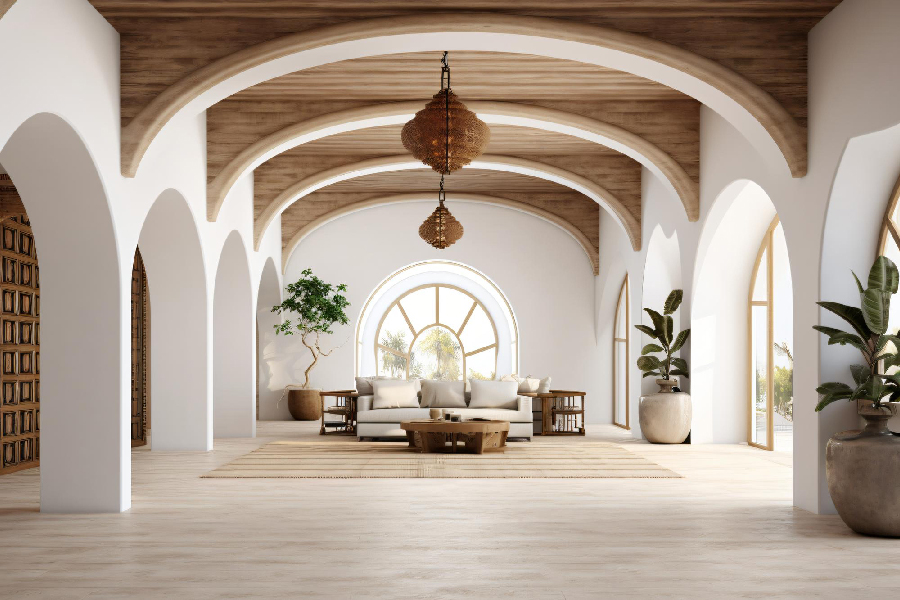 Elliptical arch design interior