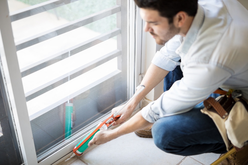 Entrance Door Caulking