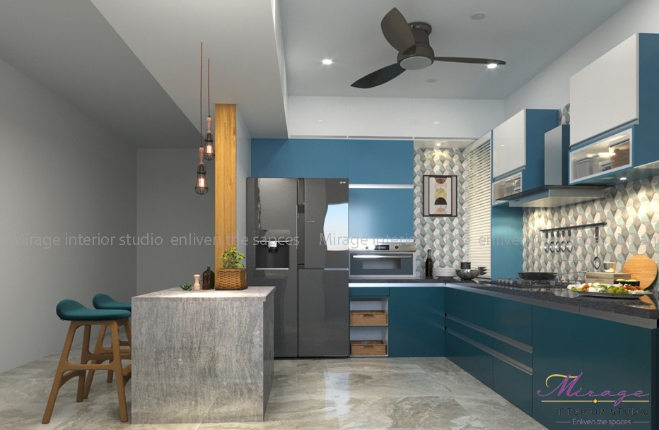 Modern L-shaped Kitchen