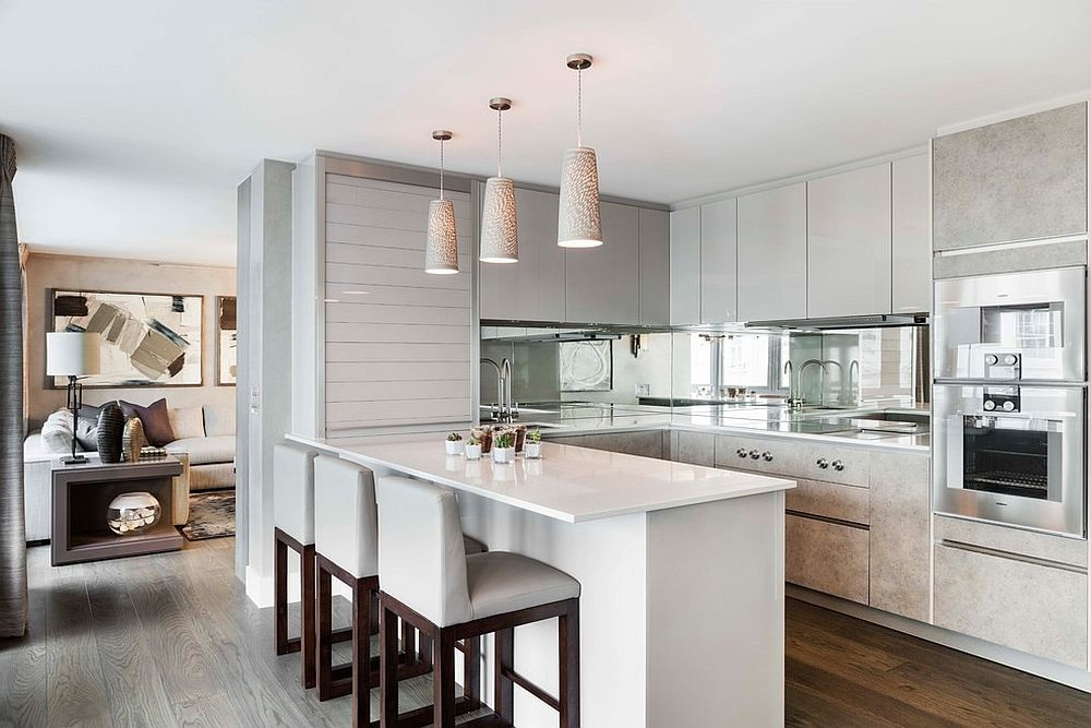 Mirror in Kitchen
