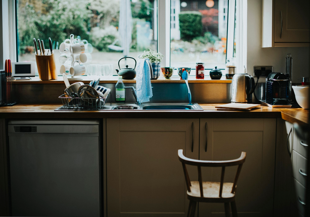 Miscellaneous Junk on Kitchen Countertop