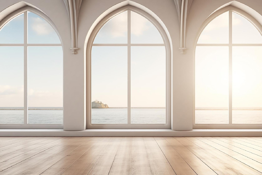Pointed arches for home interior