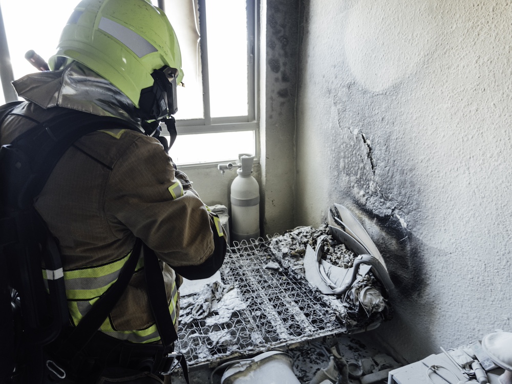 Preliminary Inspection of Fire Damage