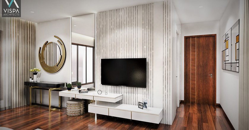 White T.V. Unit