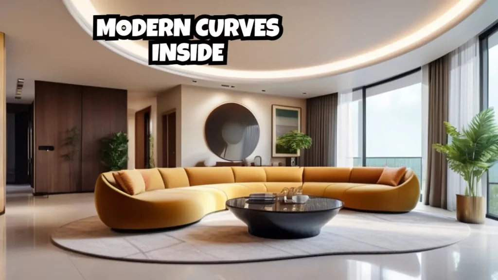 Transform your home with unique curved interior design