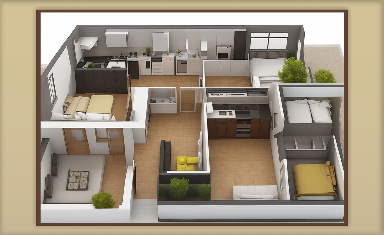 3D floor plans