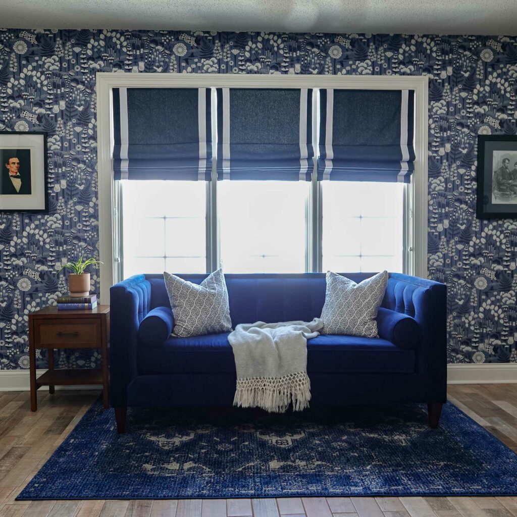 Decorative Roman shades
