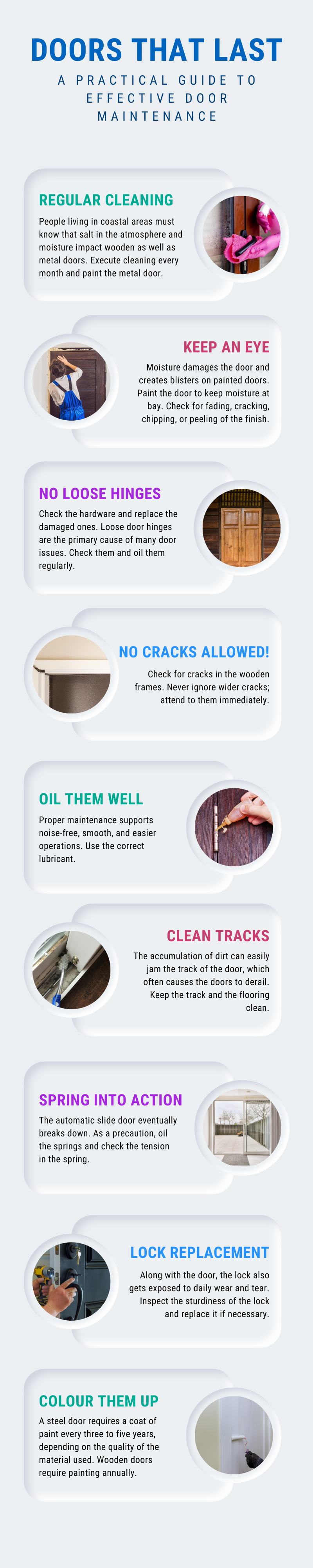 Door Maintenance Tips